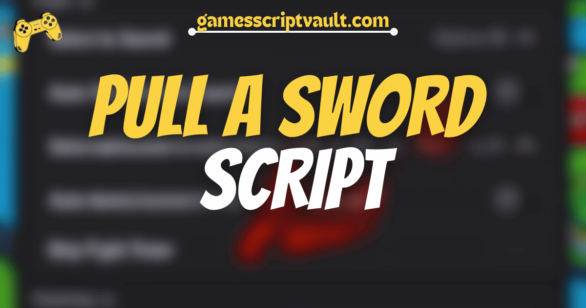 PULL A SWORD SCRIPT