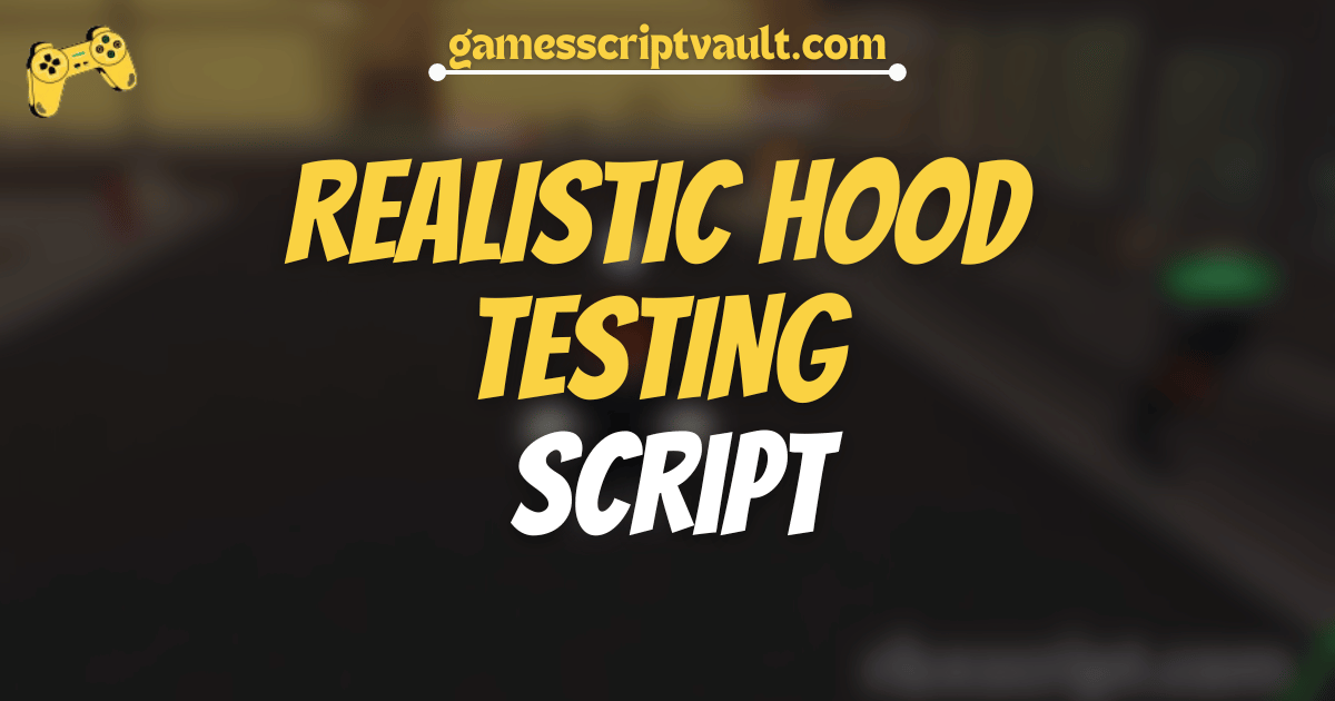 REALISTIC HOOD TESTING script