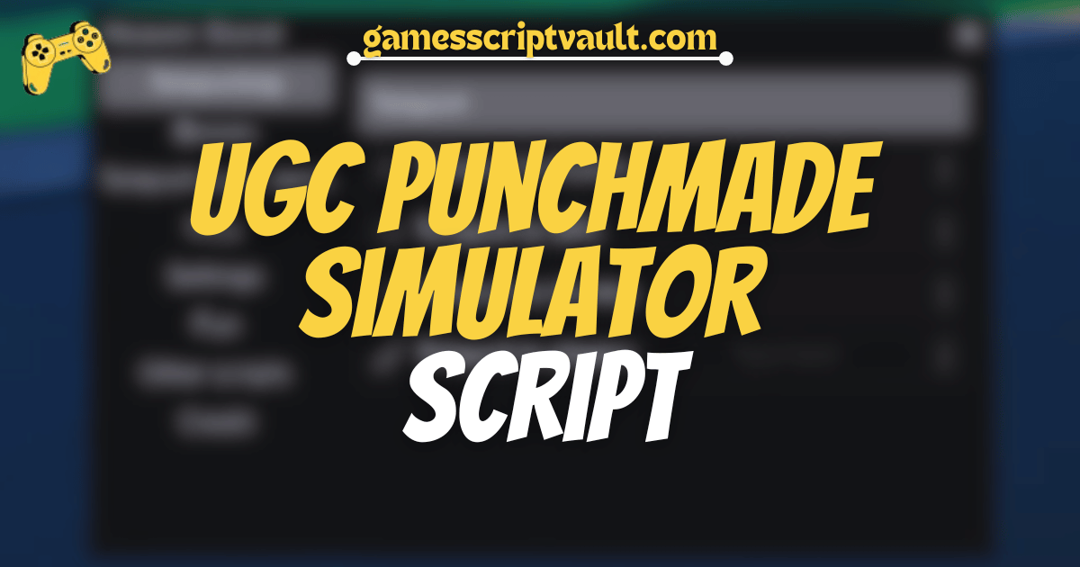 UGC PunchMade Simulator Script