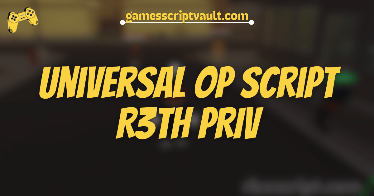 Universal OP Script R3TH PRIV